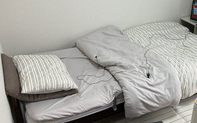 実際に利用されている布団セットの写真