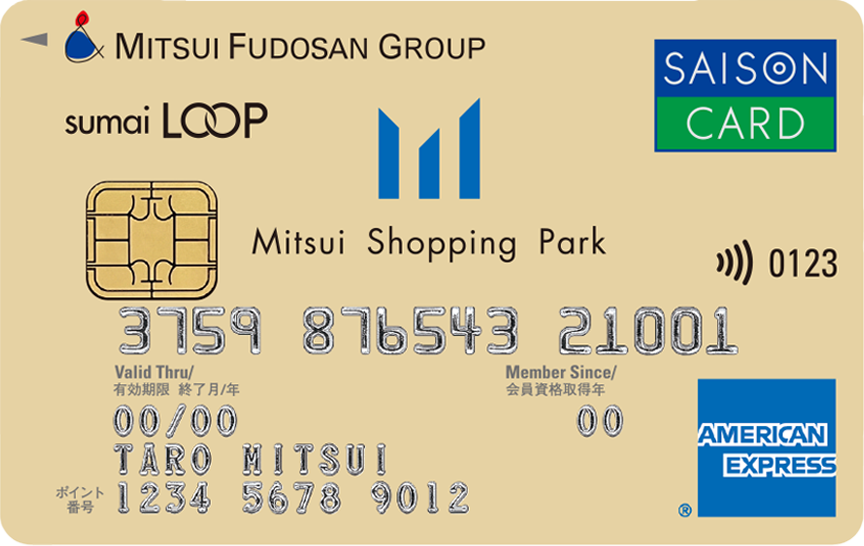 「三井ショッピングパークカード《セゾン》LOOP」の券面画像